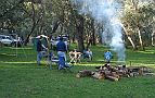 25-Convoy takes up residence for the night at the sensational Buckwong Creek campsite